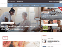 Tablet Screenshot of personeelsnet.nl